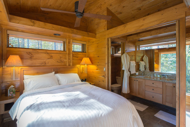 ESCAPE Park Models also contains a full size bedroom with a large ensuite washroom.