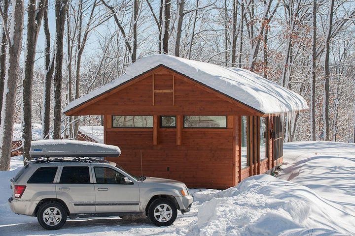 Unlike a camping trailer, ESCAPE Park Models can be used all-year-round and perfect for winter getaways.