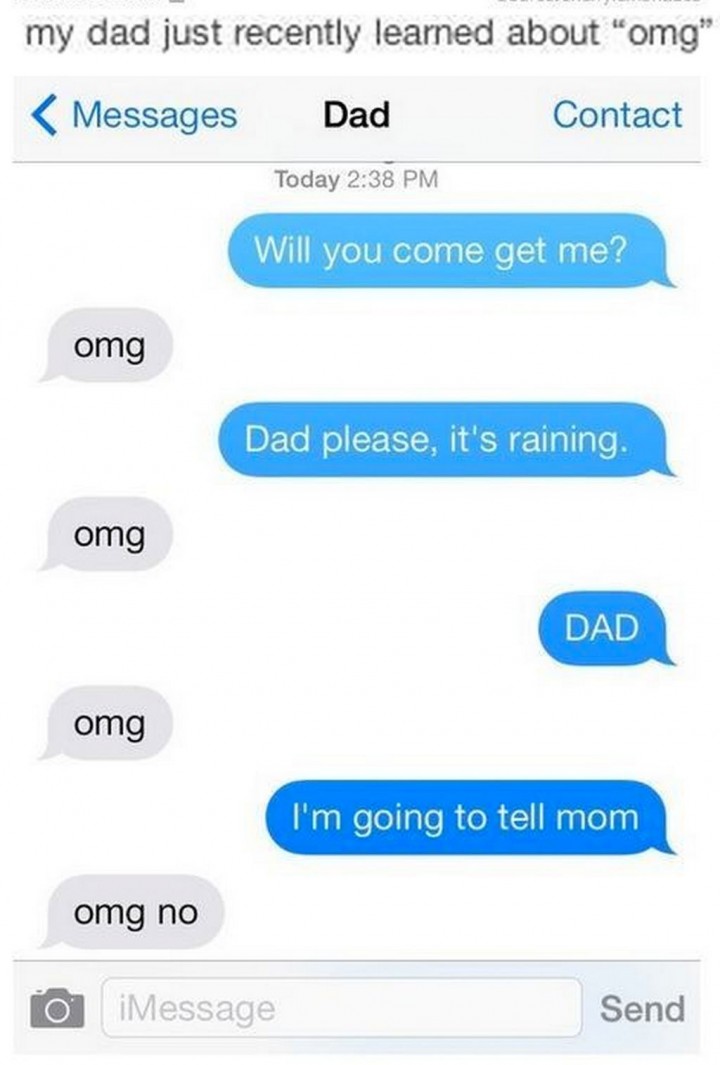 19 Funny Texts From Parents - OMG.
