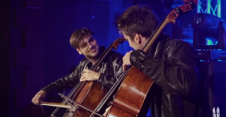 Cello Duo 2CELLOS Perform Cover of Iron Maiden's 'Trooper'.
