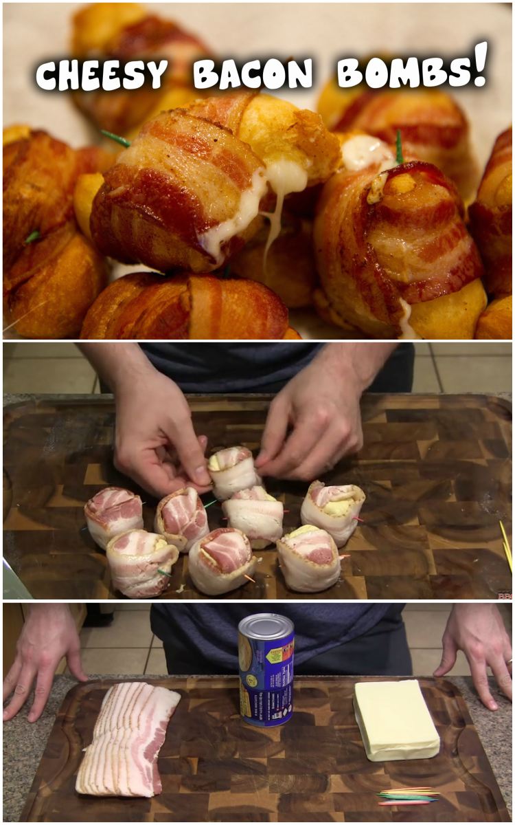 Cheesy Bacon Bombs Video Recipe is Quick and Easy