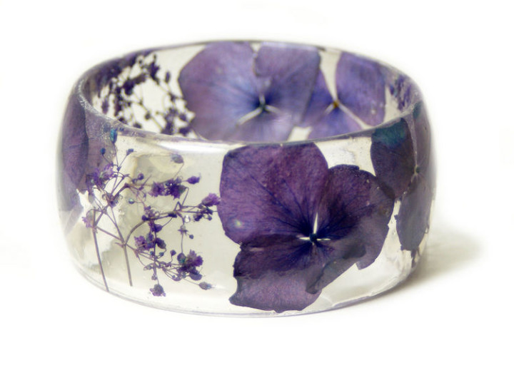The company also creates and sells resin bracelets, pendants, and earrings.