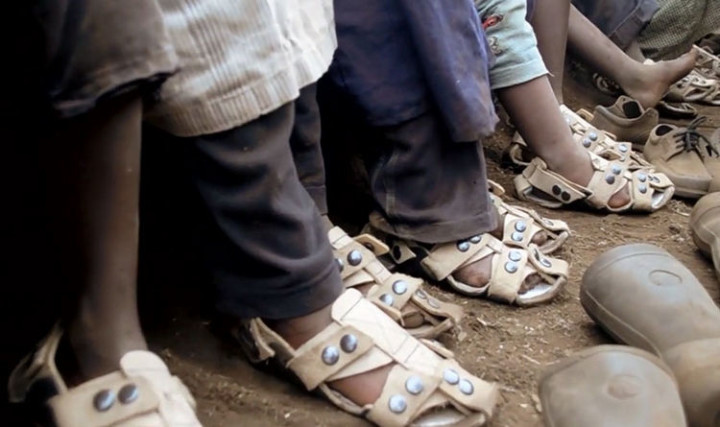 According to their website, over 300 million children do not have shoes at all and much more do have shoes that don't fit properly.