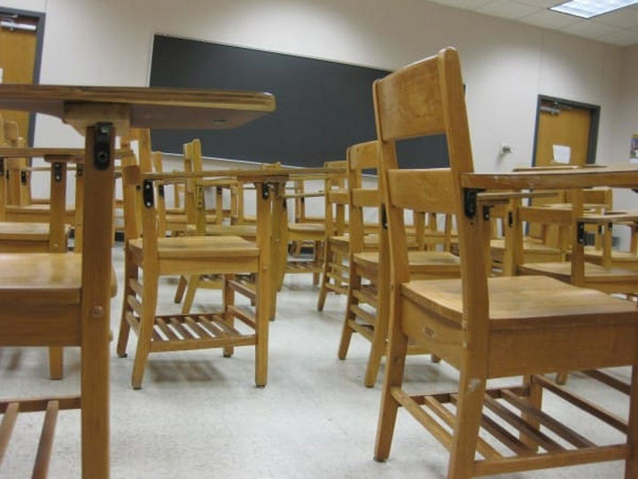 Every classroom has chalkboards but the ones at Emerson High School in Oklahoma City held a 100-year-old secret behind them.