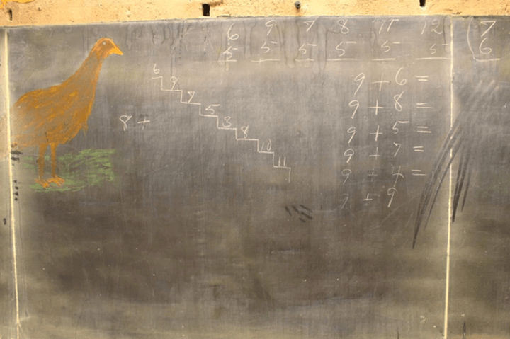 Each of the four rooms had lessons and subject matter that mirrored each other. Because it was Thanksgiving, many pictures of turkeys and pilgrims were drawn.