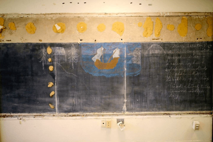 Oklahoma City and the school district will work to preserve these chalkboards that were preserved through time.