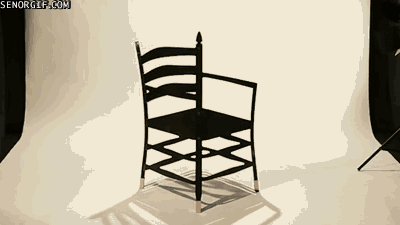 24 Awesome Optical Illusions -Finding HOW to sit in this chair isn't easy.