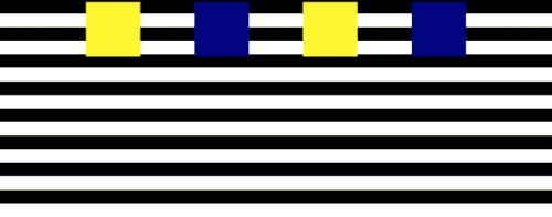 24 Awesome Optical Illusions -These yellow and blue squares are moving at the same speed.