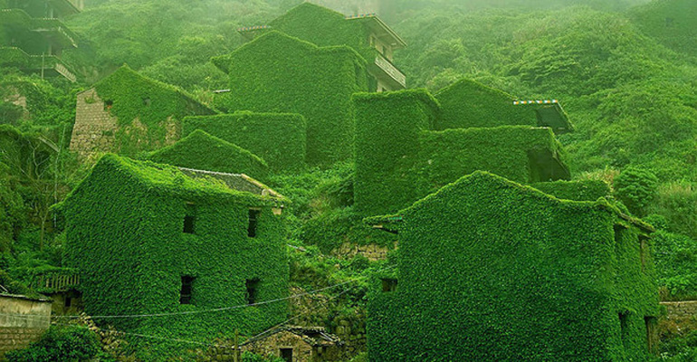 This Remote Fishing Village Was Abandoned but Nature Has Reclaimed It Once Again