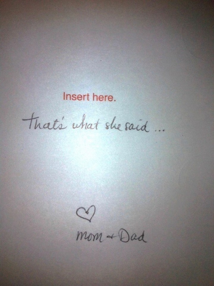 21 Hilarious Parents - Parents with a great sense of humor.