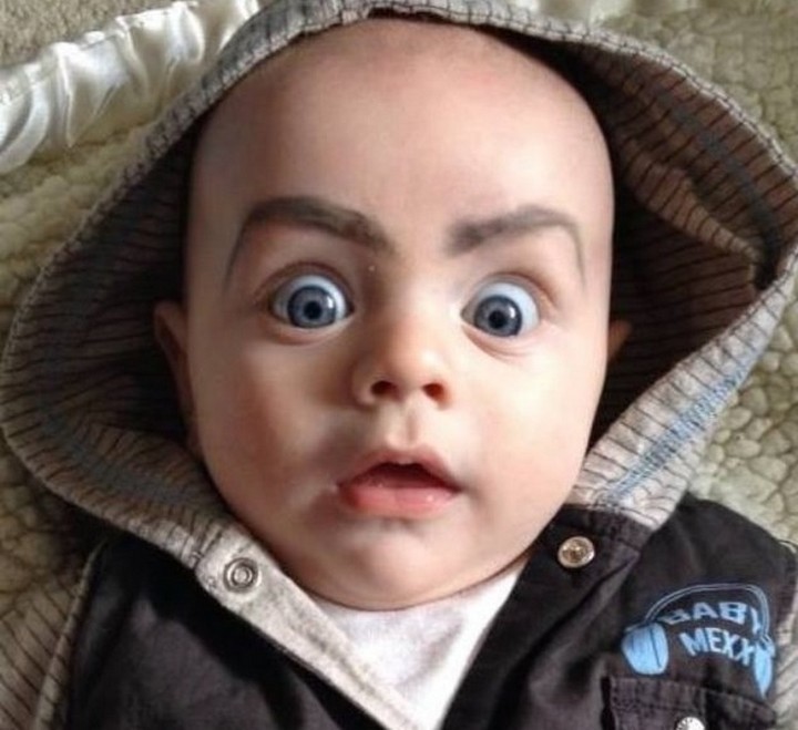 21 Hilarious Parents - Parents having a little too much fun with a Sharpie.
