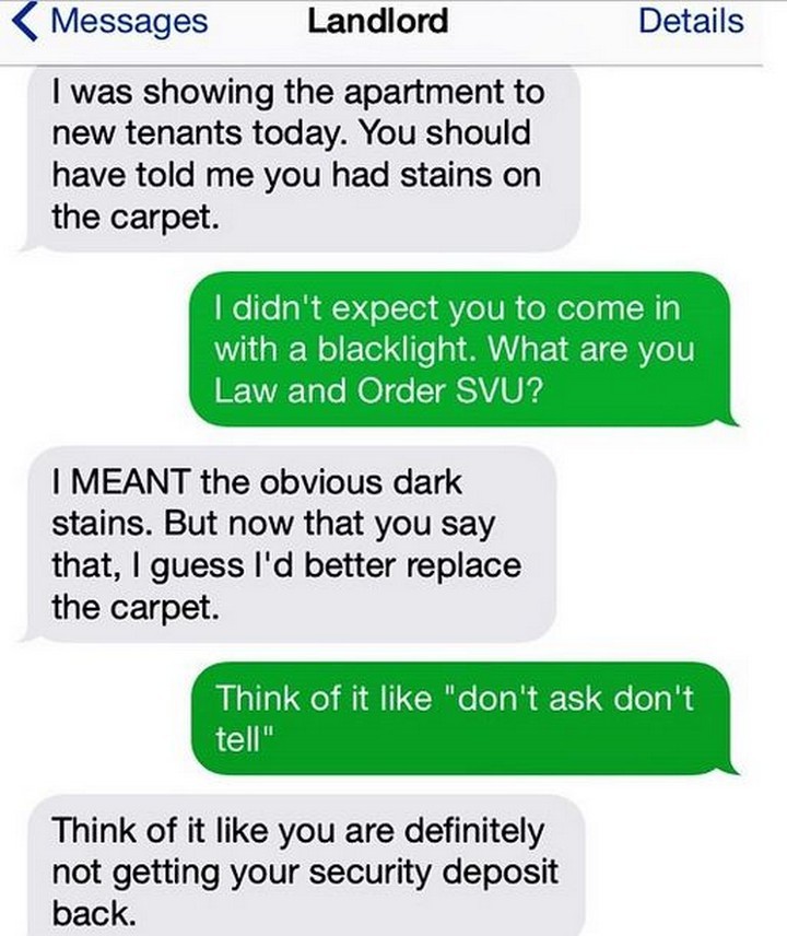 25 Hilarious Texts Between Neighbors - Bummer.