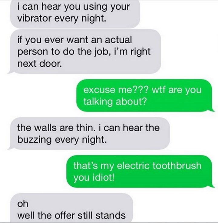 25 Hilarious Texts Between Neighbors - OMG.