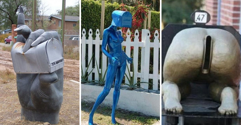 28 Funny Mailboxes Found Across America That Will Have You Do a Double Take
