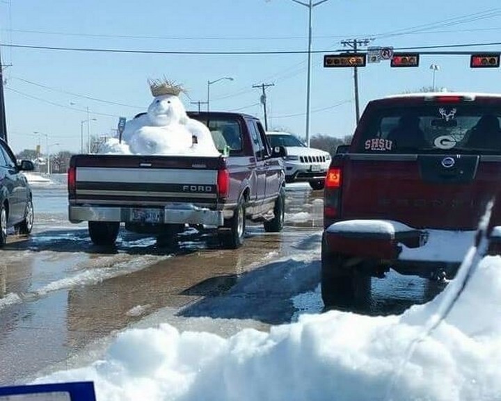 31 Funny Truck Signs - Way better than using sandbags in winter! Weigh the truck down with snow!