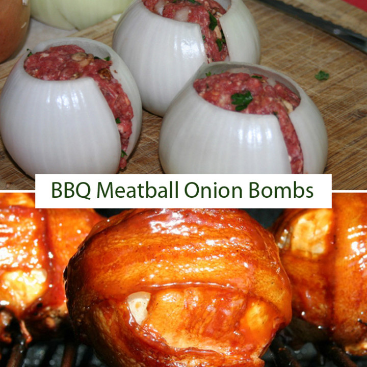 BBQ Meatball Onion Bombs Recipe Is a Summer BBQ Favorite