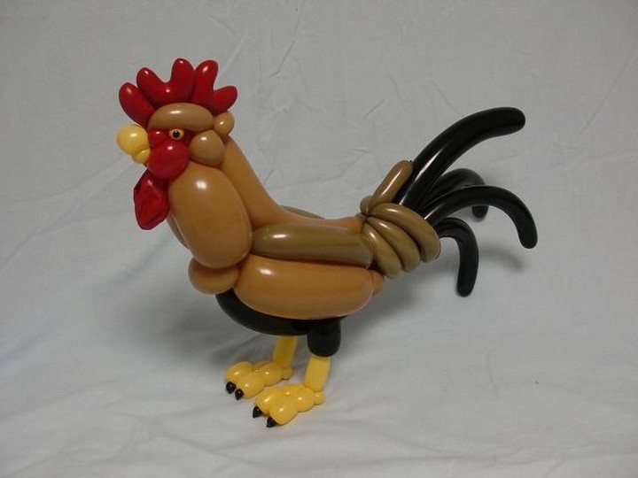 Balloon Rooster.