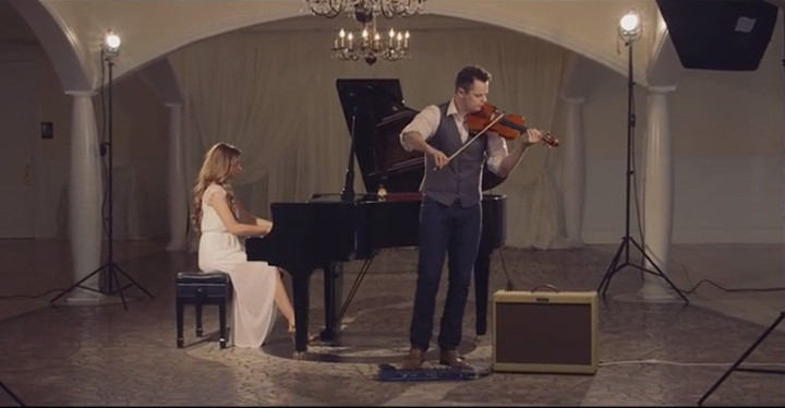 Hallelujah' Cover Performed by Rob Landes With Looping Violins.
