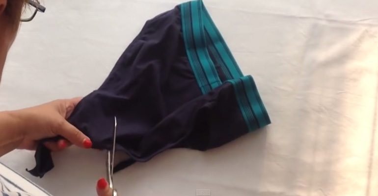 She Grabbed a Pair of Scissors and Made THIS Using Men’s Underwear