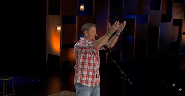 Comedian Tim Hawkins Explains Hand Raising and His Description Is Simply the Best