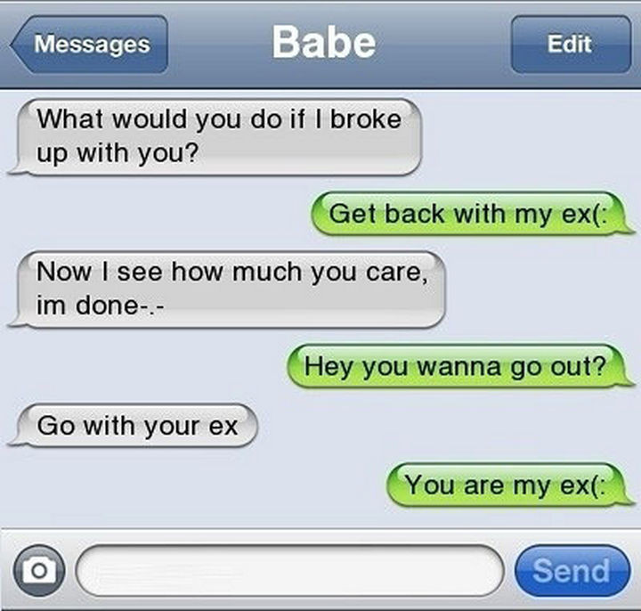 22 Breakup Text Messages - I see what you did there, clever.