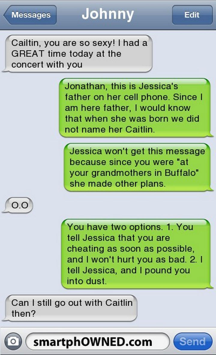 22 Breakup Text Messages - That was embarrassing for Johnny.
