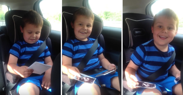 5-Year-Old British Boy Is Excited About Being a Big Brother.
