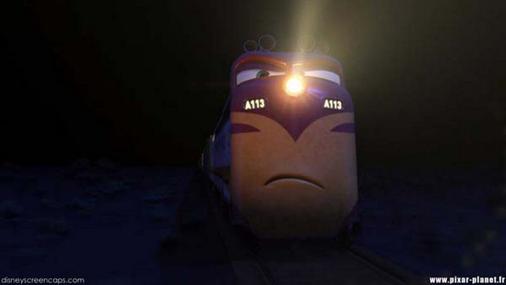 Disney and Pixar 'A113 Easter Egg - The train's reporting number in Cars.