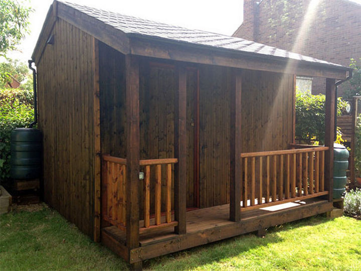 This looks like the ultimate shed but just wait till you see the inside!