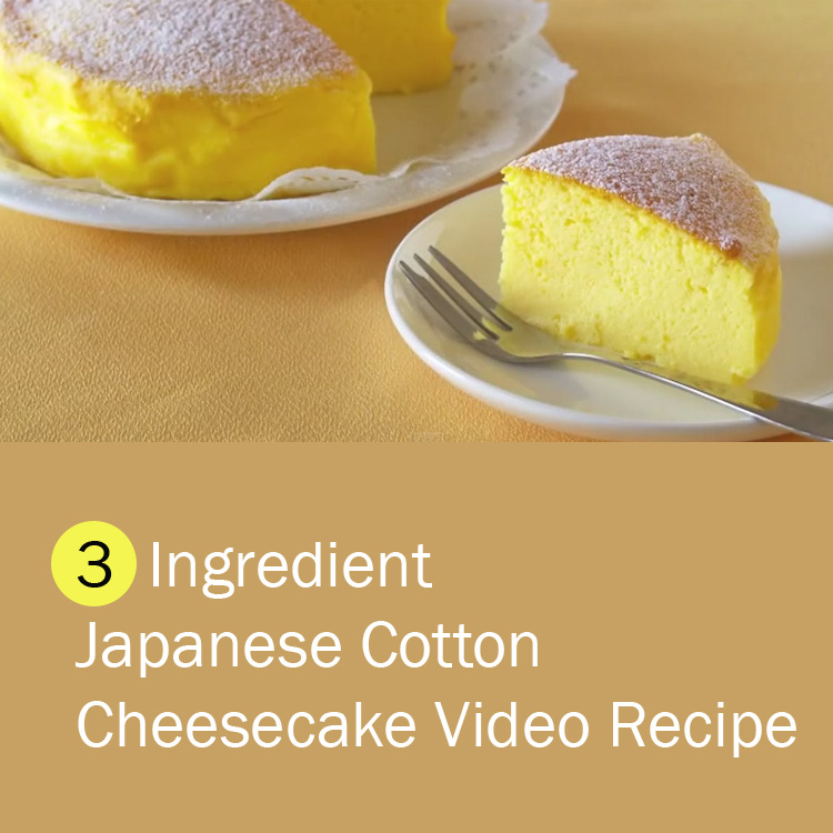 Japanese Cotton Cheesecake Recipe Only Needs 3 Ingredients