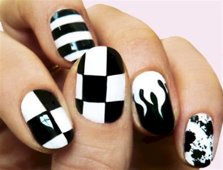 13 Black And White Nails That Are Classic And Elegant