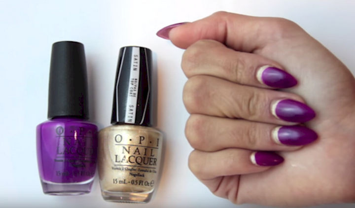 18 Gorgeous French Manicures With a Twist - Here's a fun way to play with a classic look.