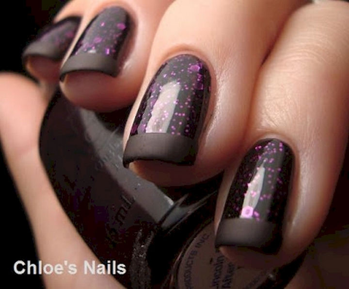 18 Gorgeous French Manicures With a Twist - Sensuous French manicure for a romantic night out.