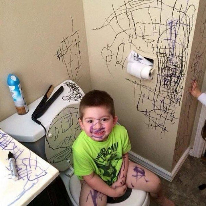 33 Reasons to Be Happy If You Are Not a Parent - You get to decide when to paint your walls.