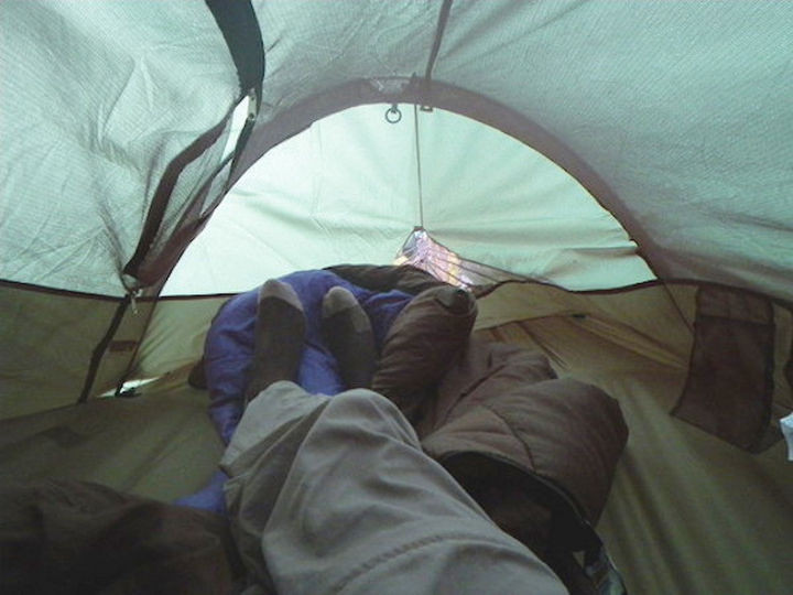 You've probably experienced this view when waking up if you love the great outdoors but this is no ordinary tent.