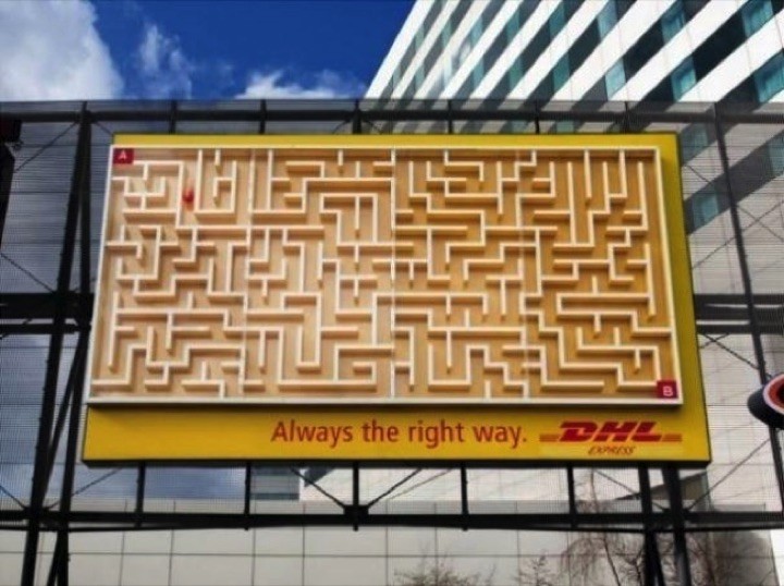 21 Creative Billboard Ads - Your package always gets from A to B.