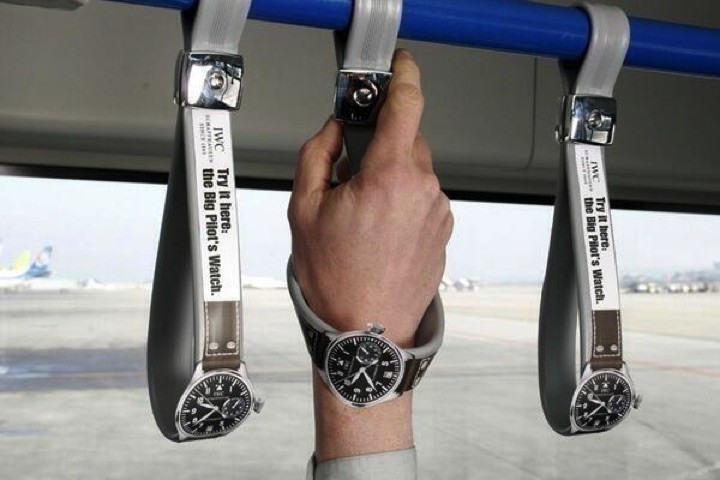 21 Creative Billboard Ads - Great way to try on a watch for free.