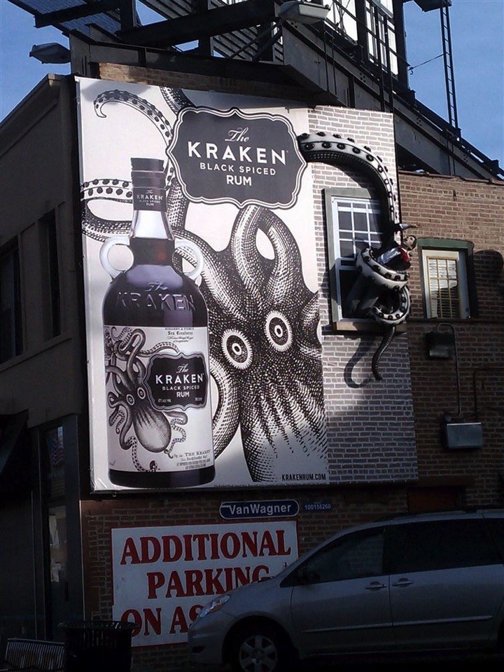 21 Creative Billboard Ads - An innovative ad that also uses physical props.