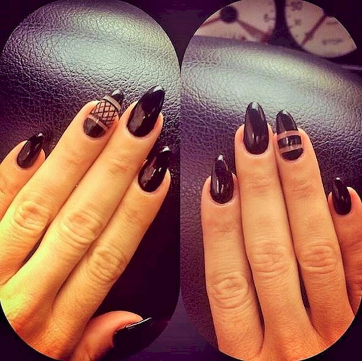 22 Black Nails That Look Edgy and Chic - One word: WOW!