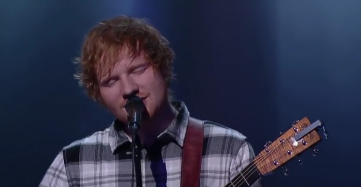 Ed Sheeran performs Bill Withers' classic "Ain't No Sunshine."