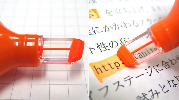 17 Clever Inventions - See-through highlighters.