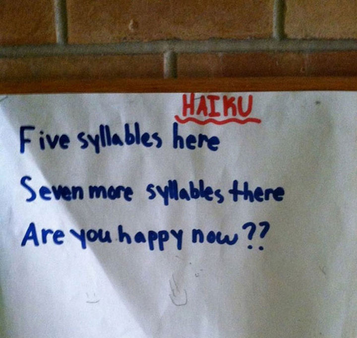 18 Funny Test Answers - "Here's my answer, are you happy now??"