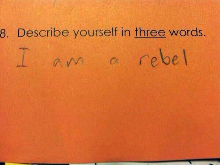 18 Funny Test Answers - This kid is going places.