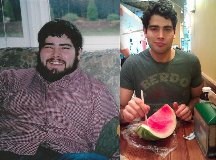18 Before and After Weight Loss Photos - Imgur user StevenWaddell lost over 120 pounds in 1 year.