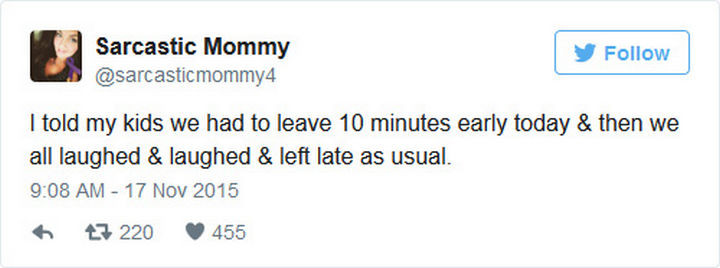35 Funny Parenting Tweets - At least it was worth a try.