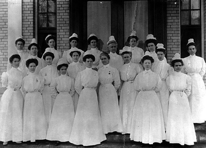 9 Nursing Rules in 1887 - Each nurse should lay aside from each payday a goodly sum of her earnings for her benefits during her declining years, so that she will not become a burden. For example, if you earn $30 a month, you should set aside $15.