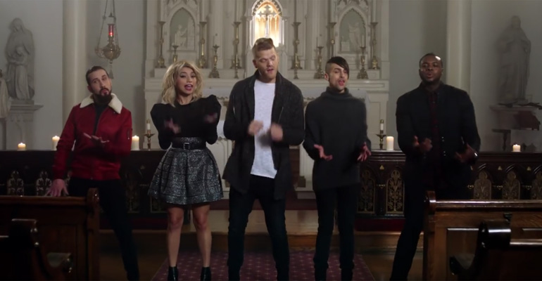 Pentatonix Sings This Popular Christmas Song in a Beautiful Church and Their Performance Is Amazing
