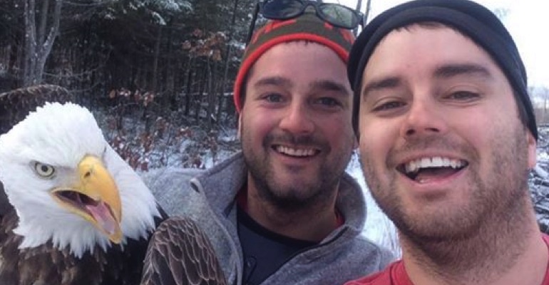 Brothers Help Free a Bald Eagle Stuck in a Hunting Trap. What They Did Afterwards Was Epic.