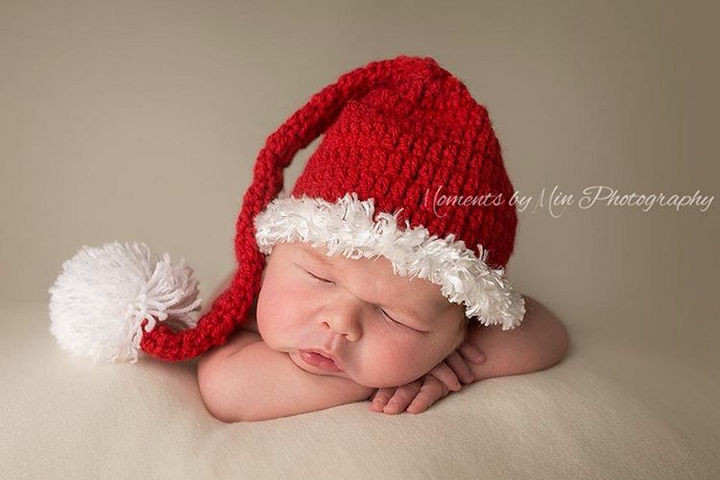 13 Cute Babies Wearing Christmas Outfits - A Christmas angel.
