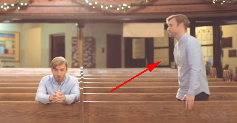 He Sang ‘Mary, Did You Know?’ in an Empty Church. I Did a Double-Take When THIS Person Joined Him.